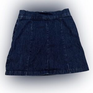 Topshop Dark Blue Mini Skirt